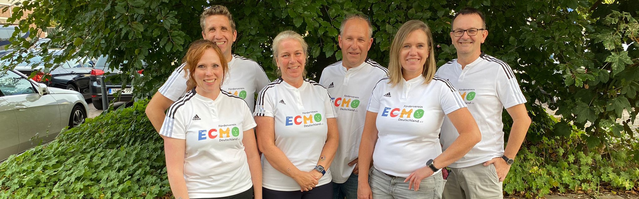 Gruppenfoto des Vorstands des Förderverein ECMO Deutschland e. V.